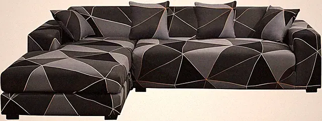 Sectional Couch Covers Stretch Sofa Slipcovers for L-Shape Corner Sofa Covers