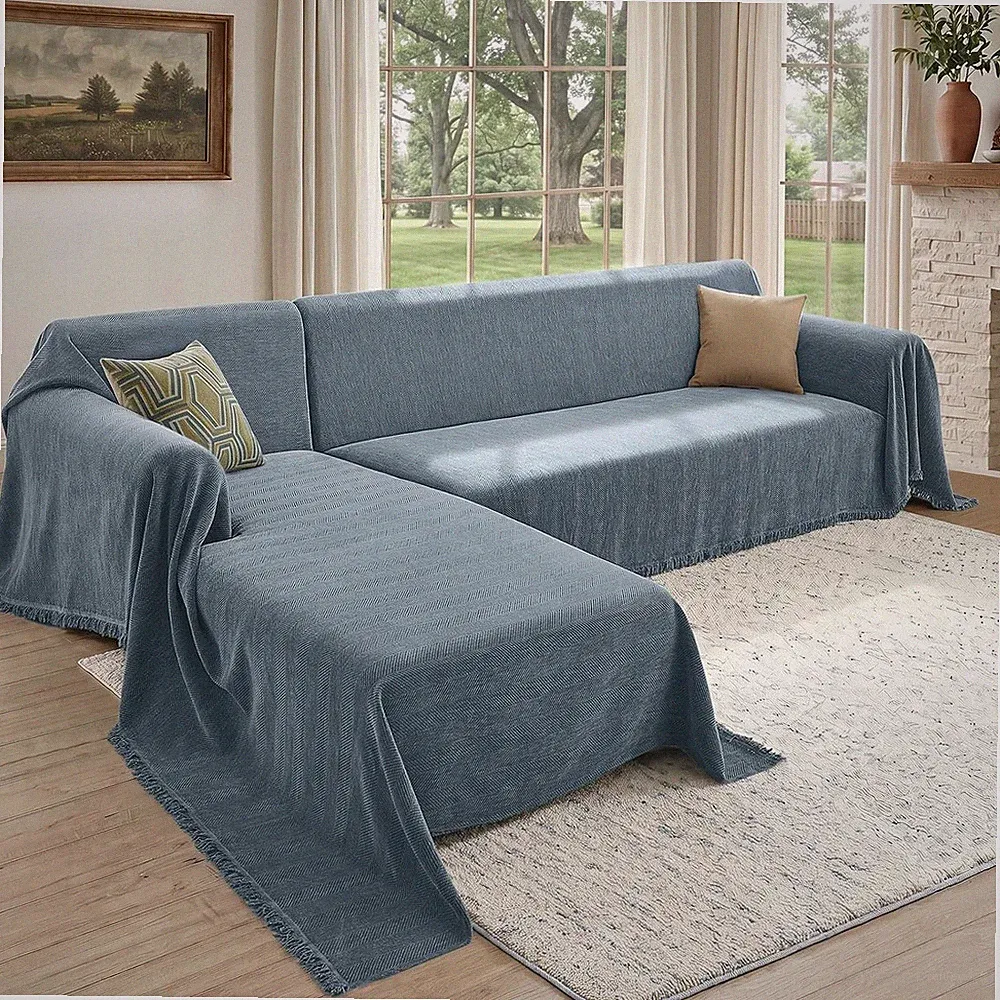Herringbone Sectional Sofa