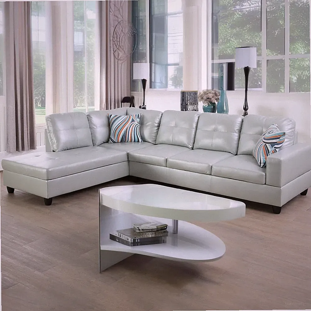 Sectional Couches for Living Room 2-Piece Modern Sectional Sofa with Left Chaise