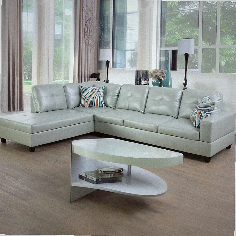 Sectional Couches for Living Room 2-Piece Modern Sectional Sofa with Left Chaise