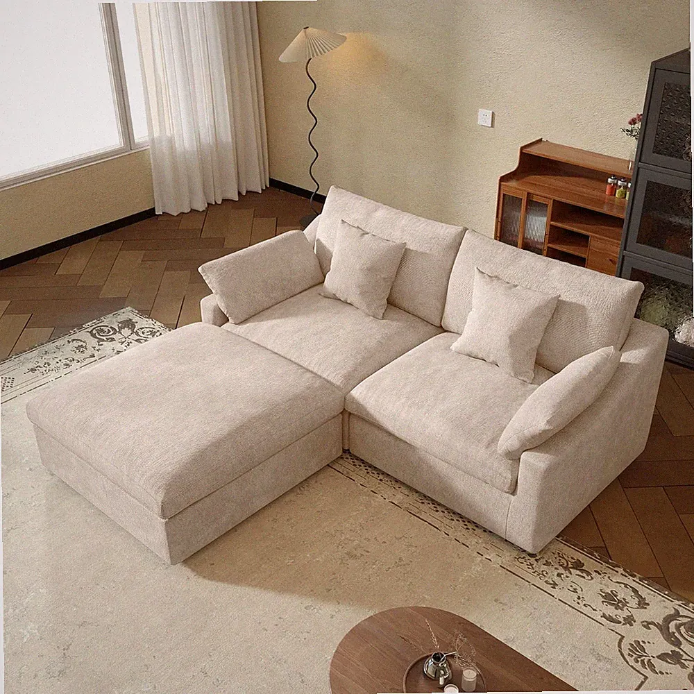 Sectional Couches for Living Room, Cloud Sectional Couch with Deep Seat, Love Se