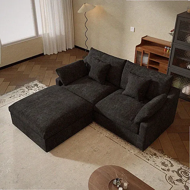 Sectional Couches for Living Room, Cloud Sectional Couch with Deep Seat, Love Se
