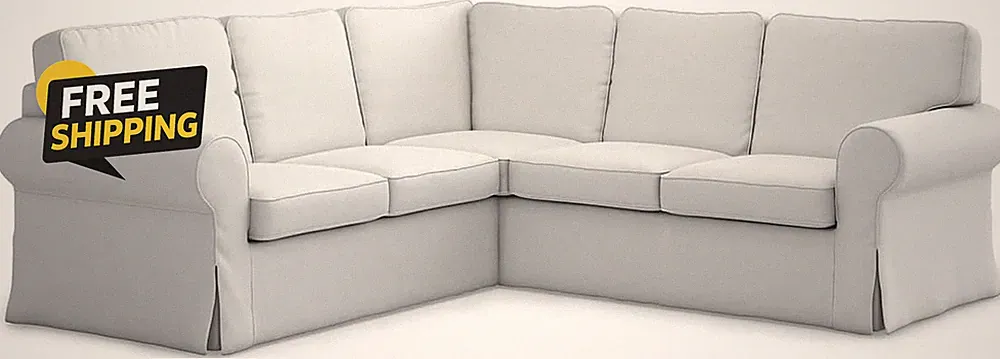 Sectional Cover Replacement for IKEA Ektorp Sofa Cover,Ektorp 2+2 Sofa Cover