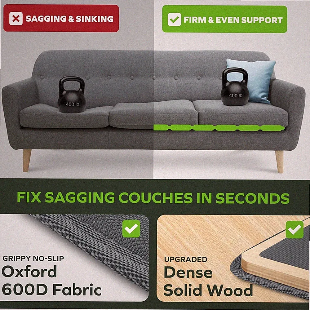 Sectional Cushion Support Set - Stop Sinking, 0.5" Wood