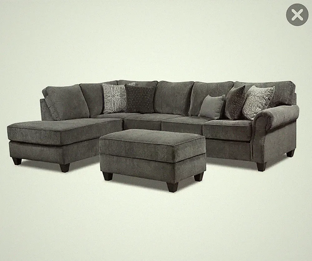 Sectional & Ottoman Set (couches sofas brand new)