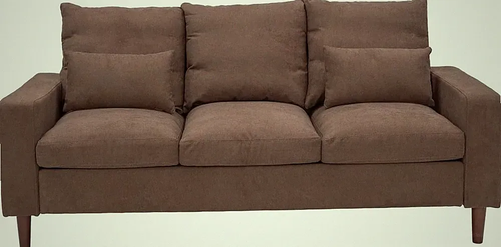 Sectional Sofa 3 Seat Couch Modern Sofa W/ Solid Wood Legs Couches Sofas for