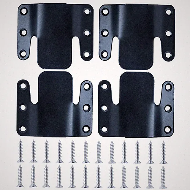 Sectional Sofa Connector Bracket Universal Interlocking Hardware 2 Sets 4 PCS