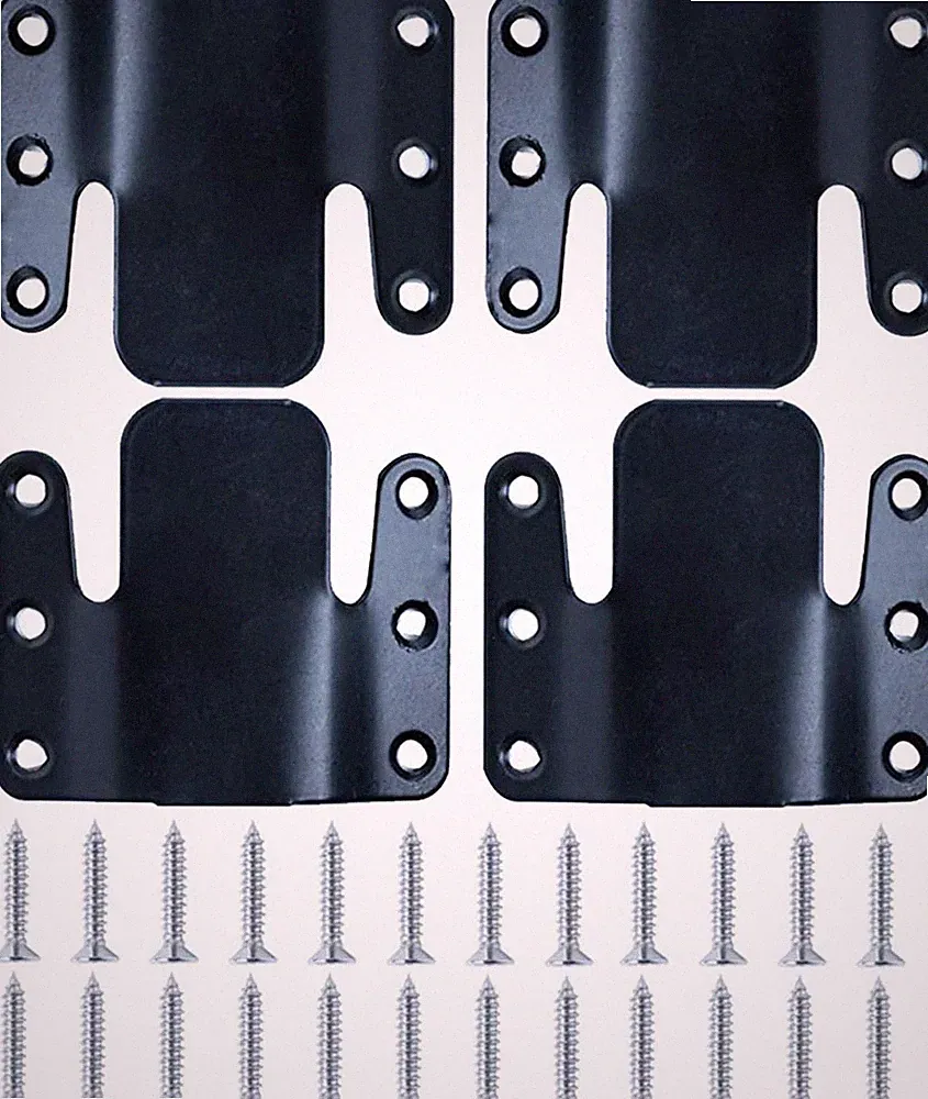 Sectional Sofa Connector Brackets with Hardware Metal Couch Interlock 4 Pc