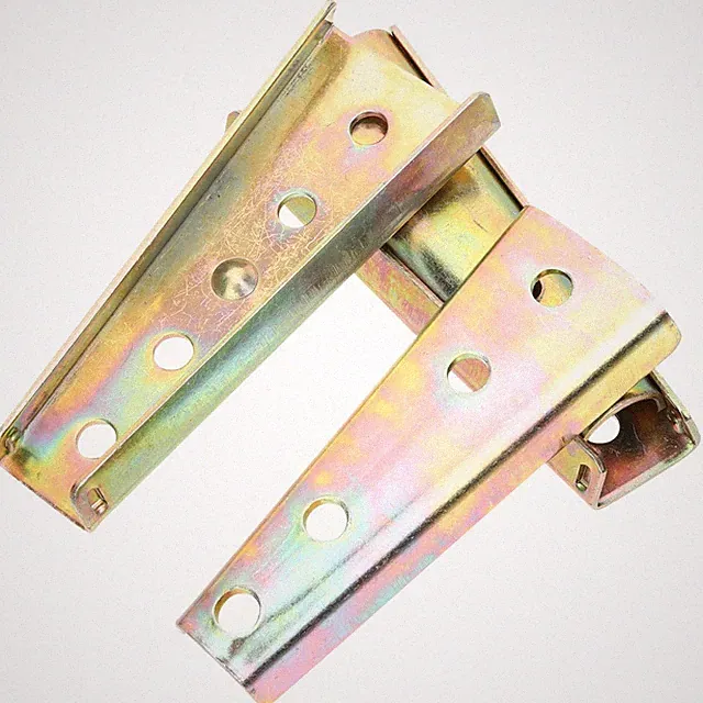 Sectional Sofa Connector Metal Bolt Golden Sofa Slider Fixing Furniture Hardware