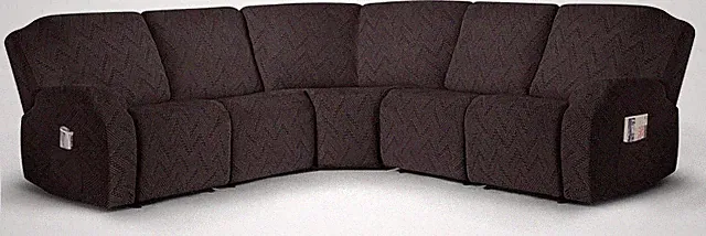 Sectional Sofa Covers Oversized L Shape 5 Seat Recliner Couch Covers - Washable