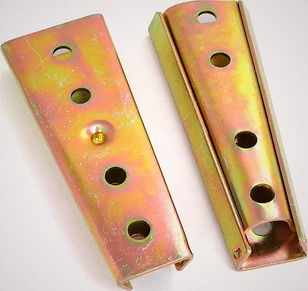 Sectional Sofa Metal Connector, 2 Sets, Color Zinc, 120x47mm, Heavy Duty, Fur...