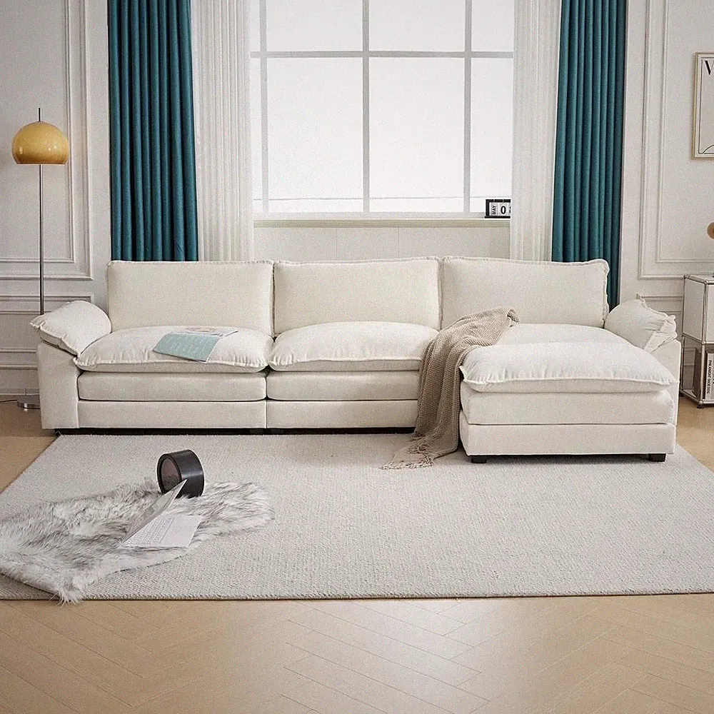 Sectional Sofa Modular Comfy Cloud Counch Modern L Shape Sofa Set Living Room