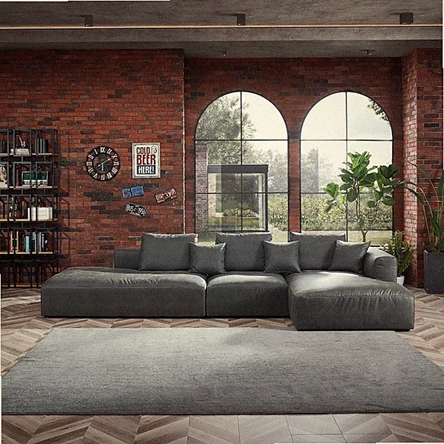Sectional Sofa - Performance Real Leather