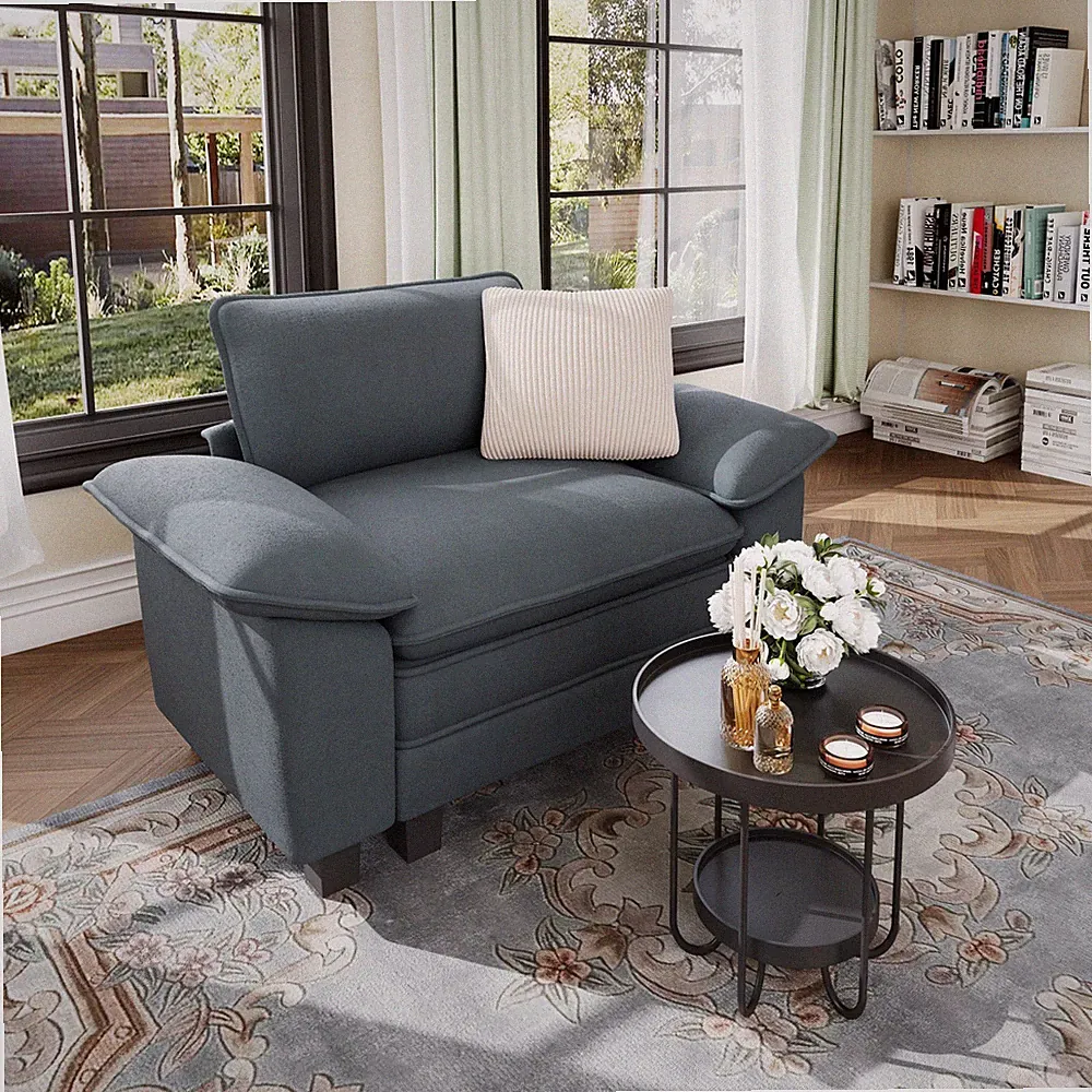 Sectional Sofa Set Chenille Cloud Couch Living Room Convertible Indoor Modular