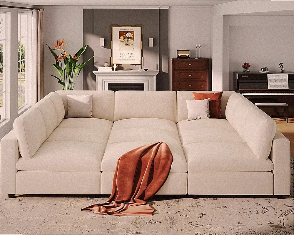 Vanomi Modular Convertible Sectional Sofa