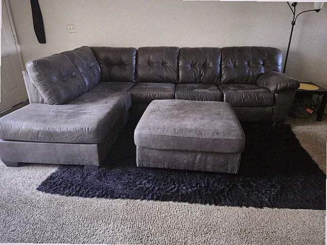 sectional sofa with ottoman