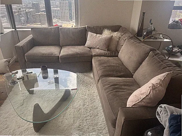 sectional sofa with reversible bed