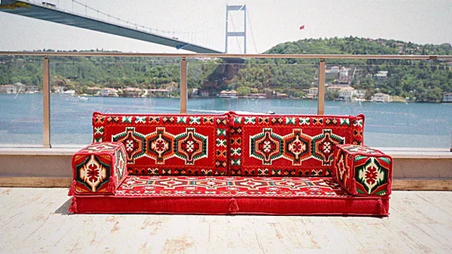 Sectional Sofas, Arabic Floor Sofa Set, 70's Sofa, Sofa Cover Slipcover Couch