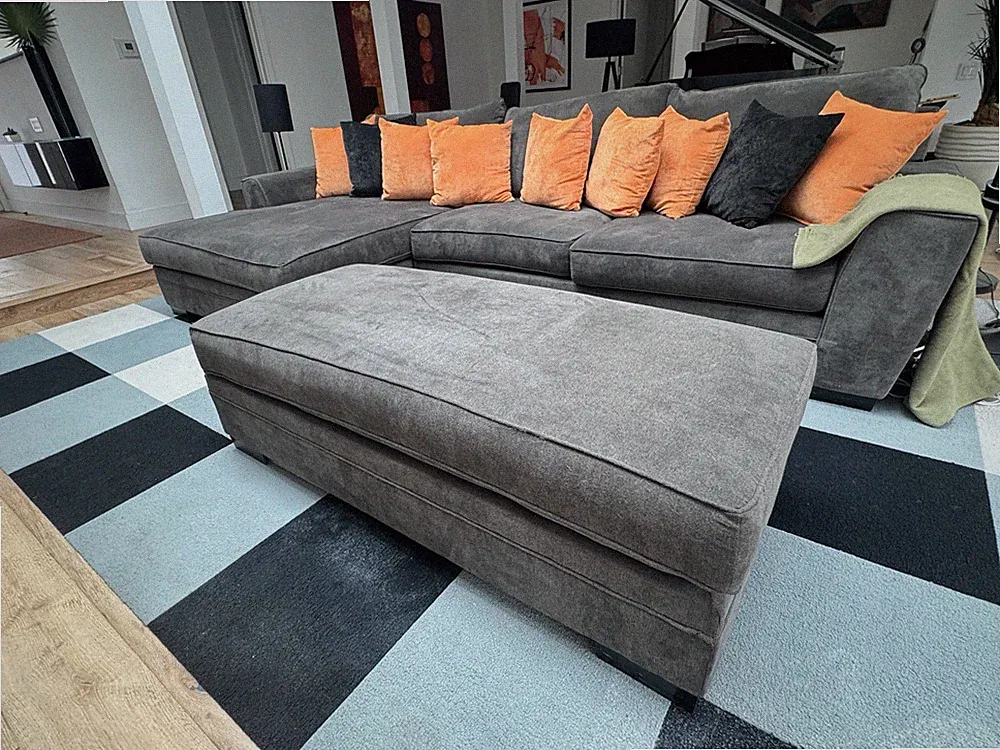 Sectional with Left Chaise and Ottoman