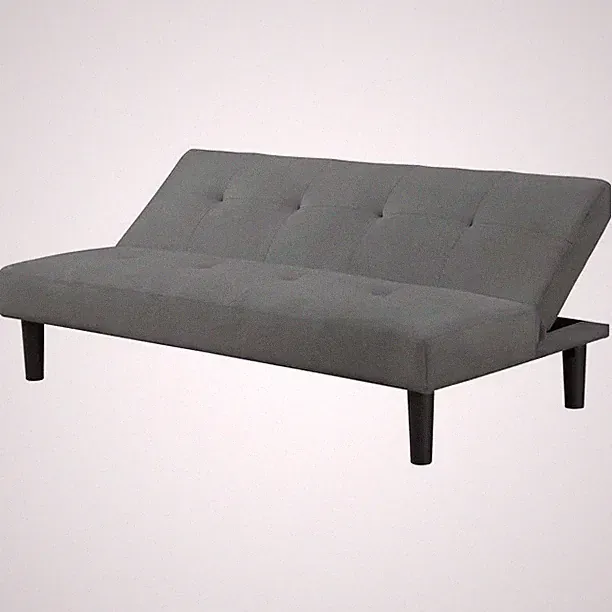 Serta Easton Modern Futon, Gray Fabric