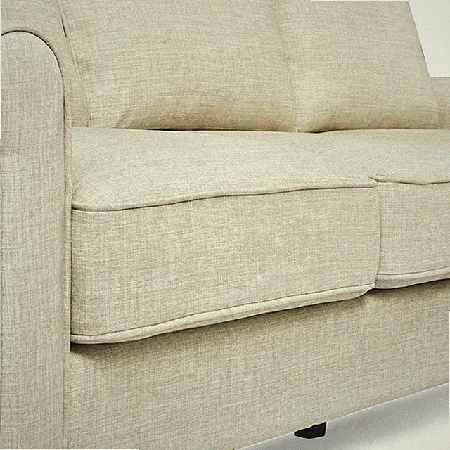 Serta Harmon Roll Arm Sectional Cream