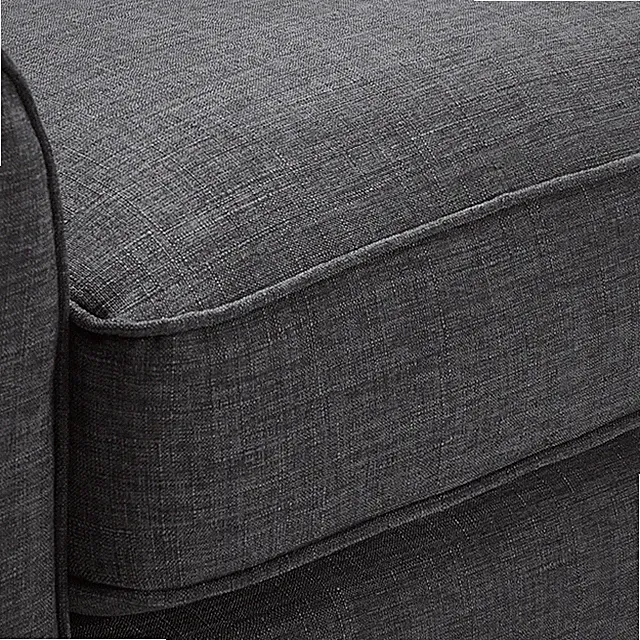 Serta Harmon Roll Arm Sectional Dark Gray