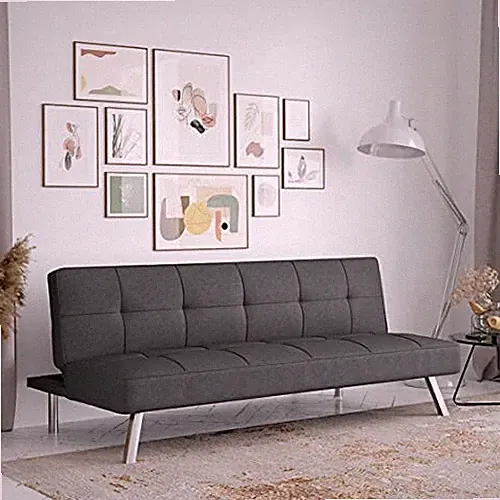 Serta Rane | Convertible Sofa Bed | 66.1" W x 33.1" D x 29.5" H | Charcoal