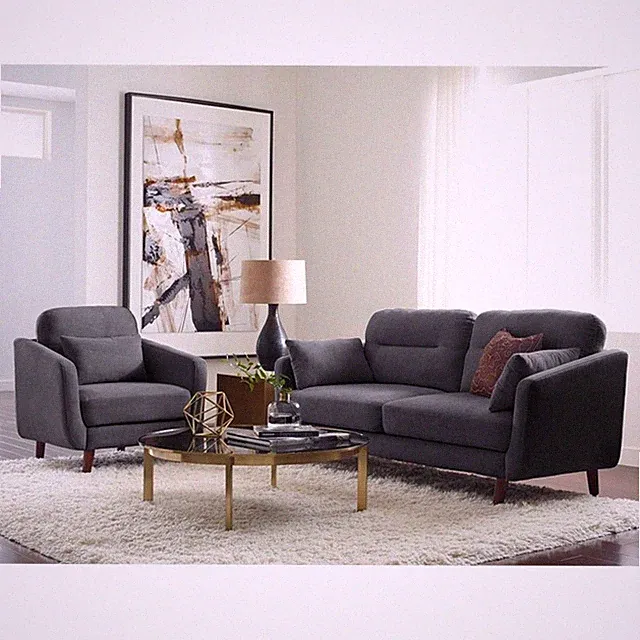 Serta Sierra Collection 61" Loveseat in Slate Gray
