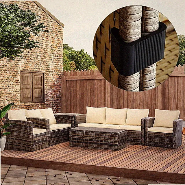 Set of 10 Outdoor Patio Wicker Furniture Fasteners Clip Sectional Connector