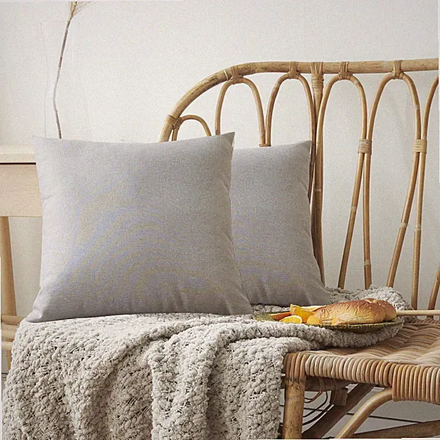 Set of 2 Outdoor Waterproof Throw Pillow Covers Decorative Pillowcases for Patio