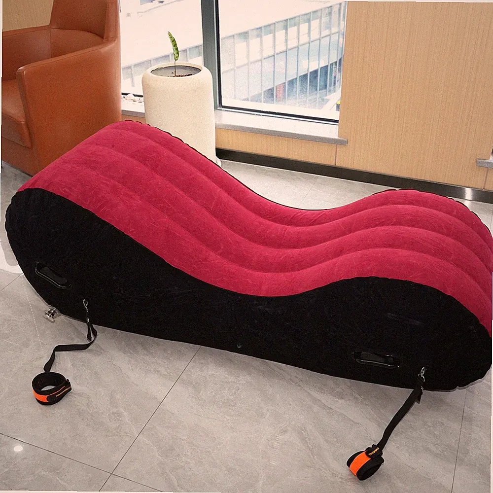 Sex Pillow Inflatable Sofa Bed Love Position Aid Sex Furniture for Couples US