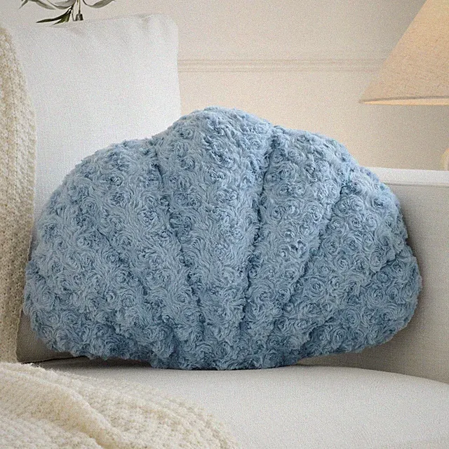 Shell Pillow, Seashell Throw Pillow Room Decor for Couch Bed, Shell Pillows S...