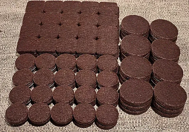 Shepherd Felt Pads Gorilla Glue Variety Pack Brown - 104 Pieces