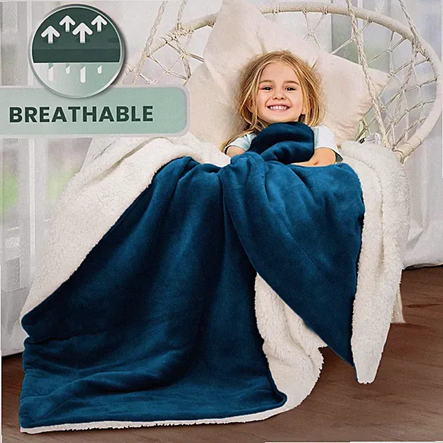 Sherpa Fleece Blanket Soft Warm Double Sided Sofa Bed Blankets Throws Twin Queen