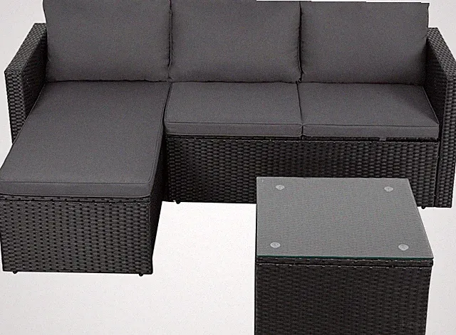 Shintenchi 4 Pieces Patio Furniture Sets, Outdoor Sofa Patio Sectional Sets All