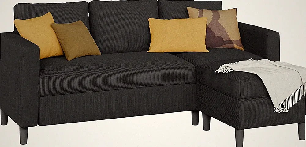 Shintenchi L Shaped Sectional Sofa Couch,Convertible Modular Sofas with Movable
