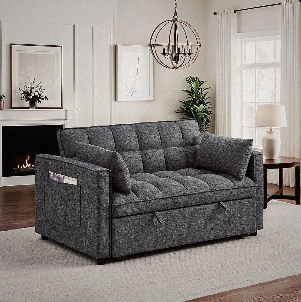 Sienna Tufted Convertible Sleeper Sofa