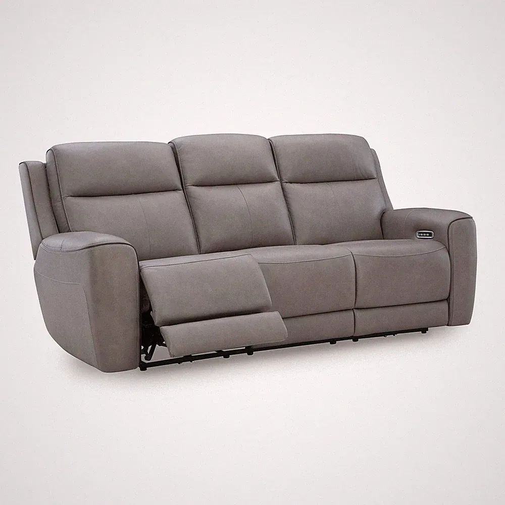 Signature Design by Ashley 5Z-Dreamlight Gray Power Reclining Sofa