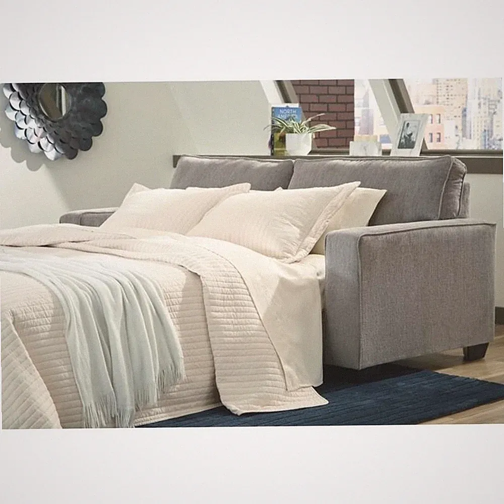 Signature Design by Ashley Altari Queen Sleeper Sofa in Alloy