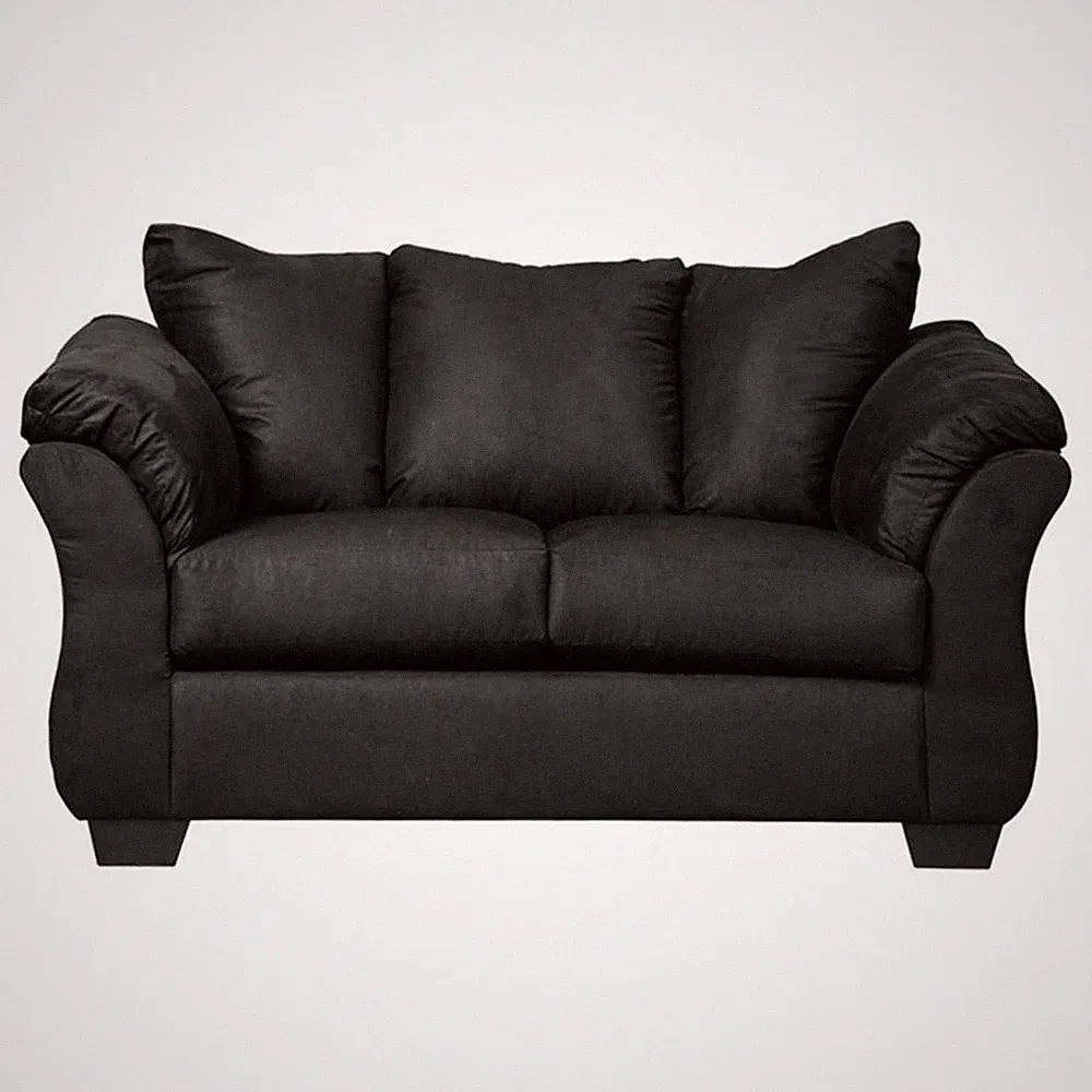 Signature Design by Ashley Darcy Loveseat in Black
