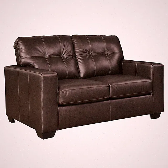 Signature Design by Ashley Furniture Santorine Dark Brown Loveseat