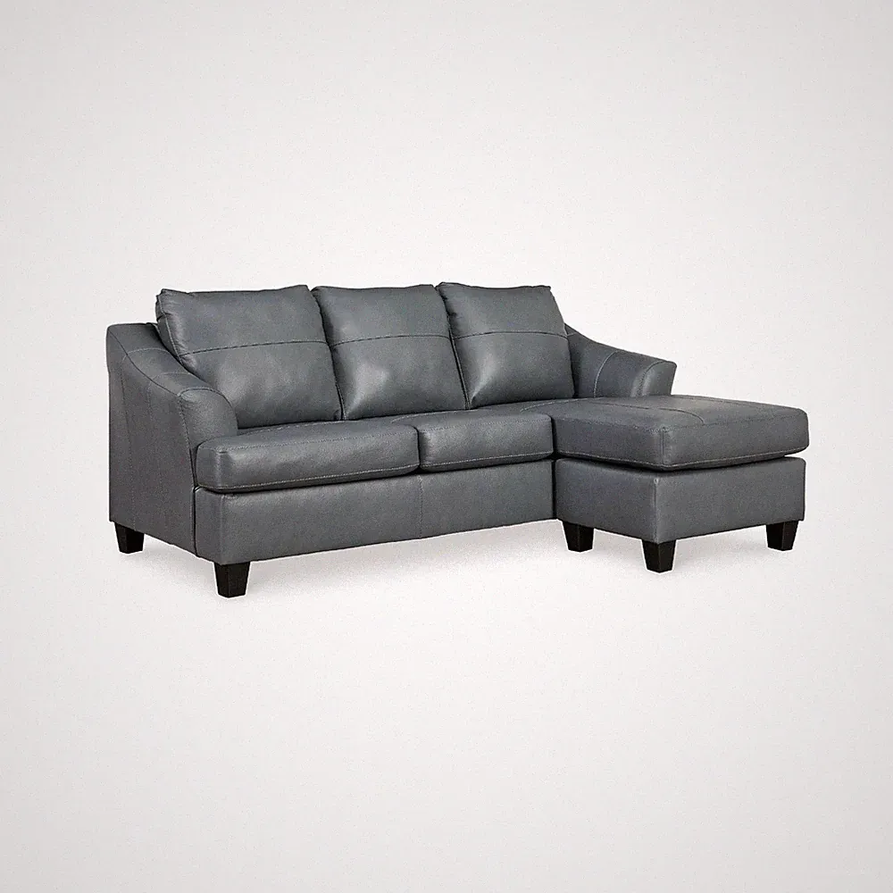 Signature Design by Ashley Genoa Steel Sofa Chaise