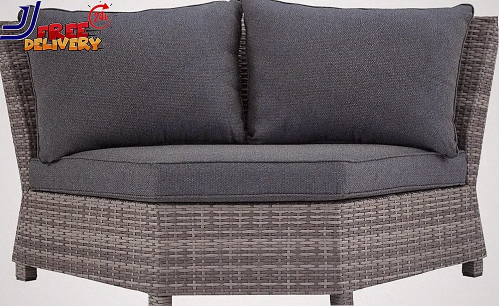 Signature Design by Ashley Salem Beach Outdoor Corner Seat Gray