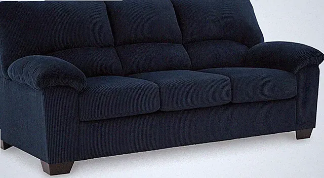 Signature Design by Ashley Simplejoy Contemporary Sofa for Living Room, Blue