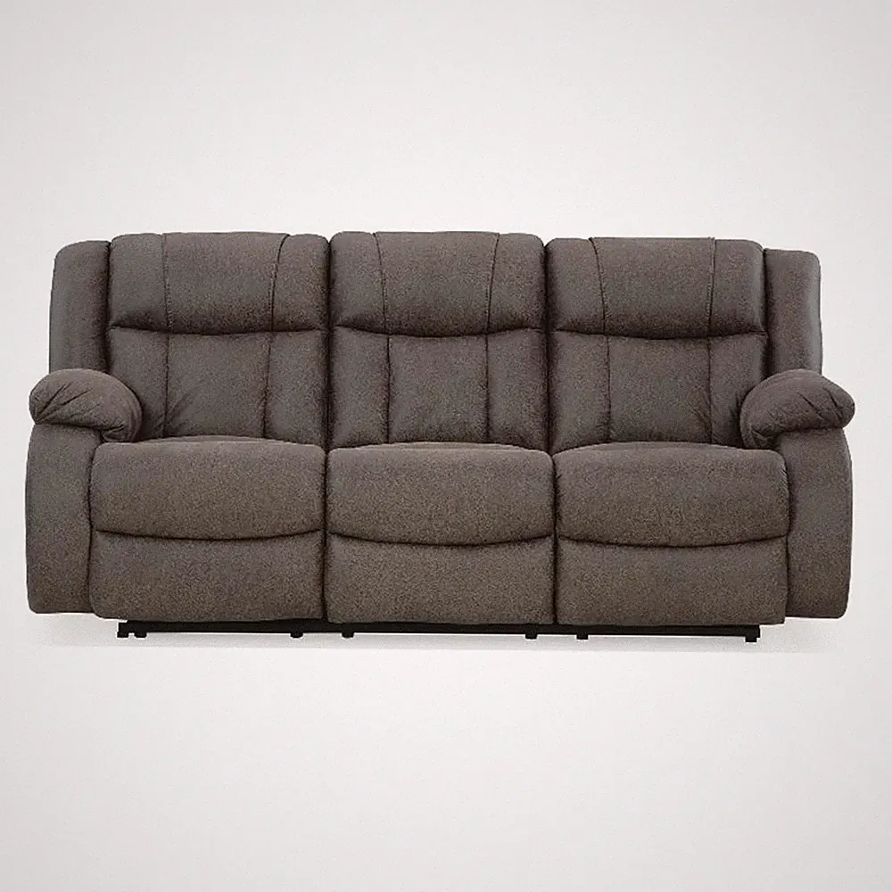 Signature Design by Ashley Trowbridge Lane Reclining Sofa in Gunmetal