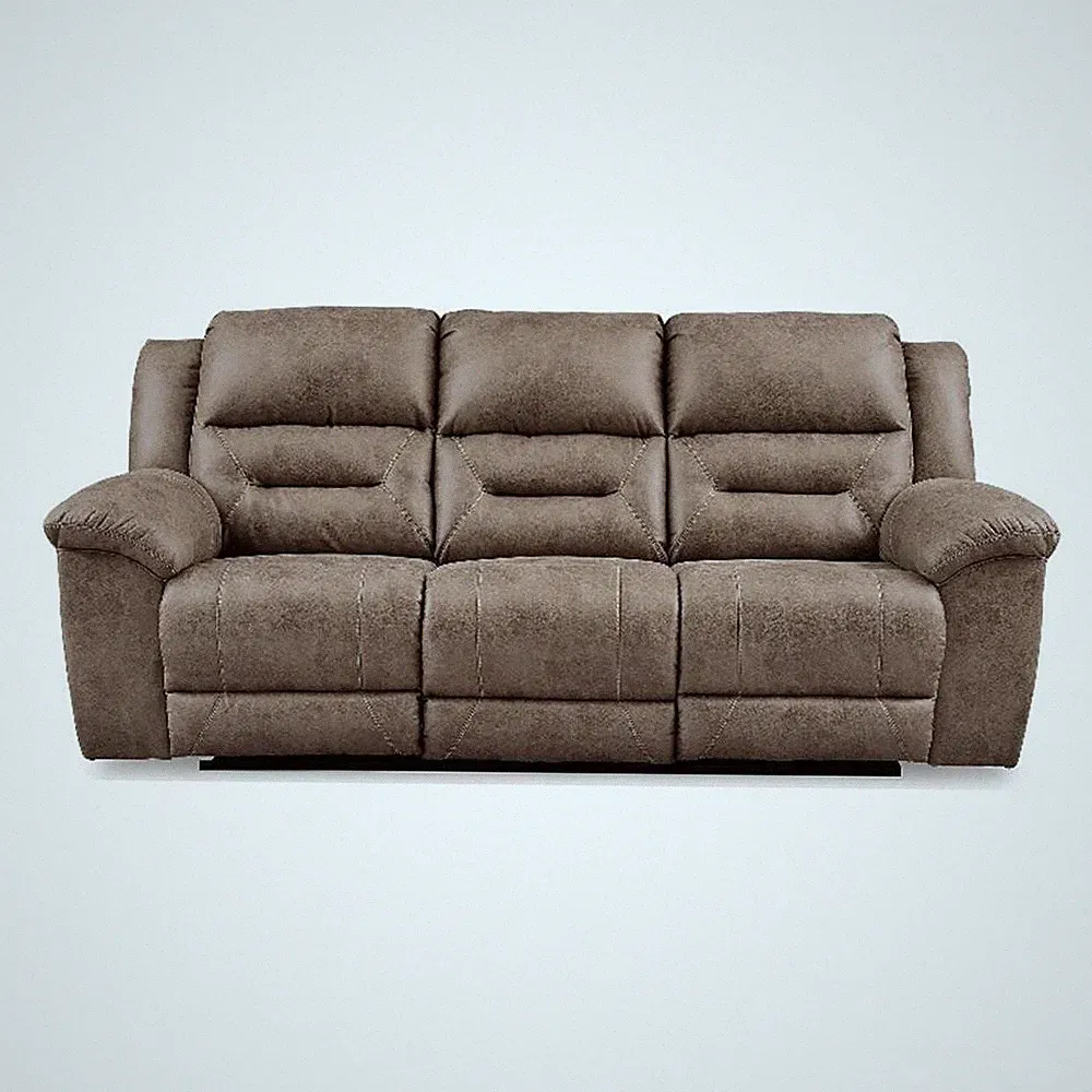 Signature Design by Ashley Truesdale Power Reclining Sofa in Gray
