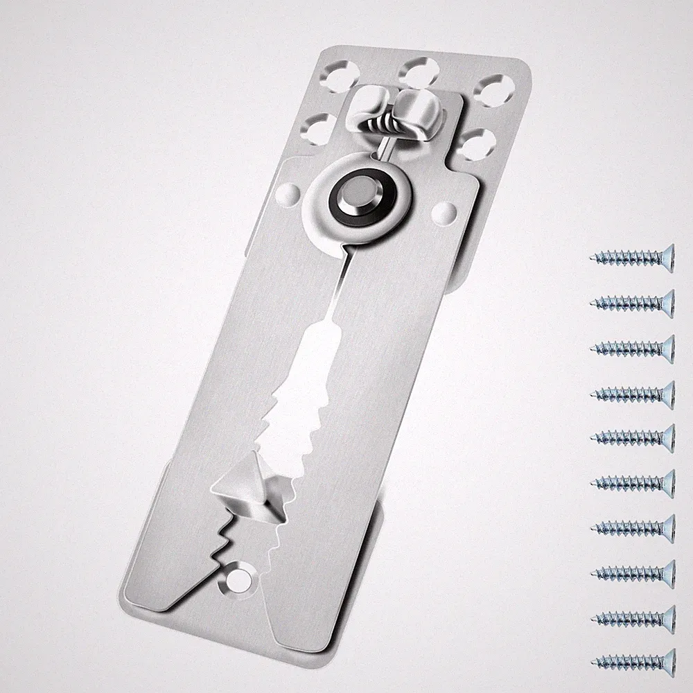 Silver Heavy Duty Sofa Alligator Clamps Sectional Couch Connector for Sliding