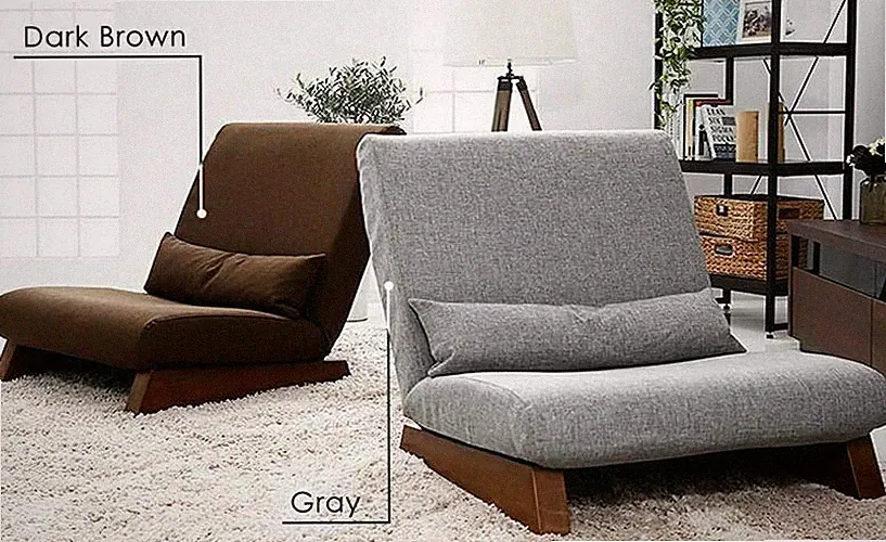Single Seat Sofa Bed Modern Fabric Japanese Living Room Furniture Armless Home