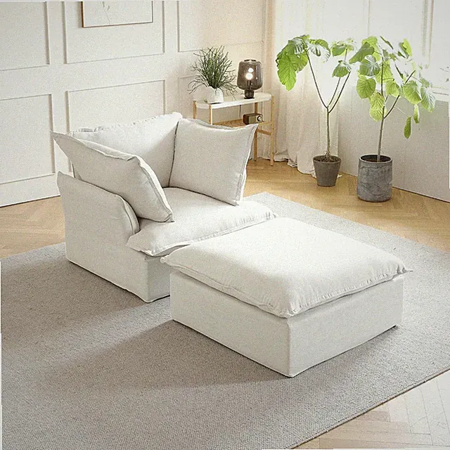 Single Seat Sofa Chair for Living Room, Single Accent Chair, Deep Seat Sofas Cou