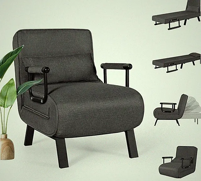 Sleep Chair Bed Comfy Convertible Sleeper Chairs Adults 5 in 1 Folding Sofa Bed